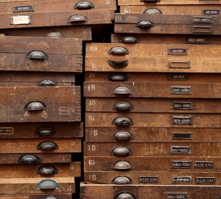 wood drawer stacks